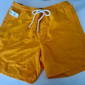 RSQ Mens Small Gold Nylon Short NWT